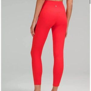 Lululemon Align High-Rise Pant 25” in Carnation Red